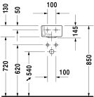 Duravit Vero Kézmosó 450x250 mm