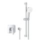 Grohe Cubeo Beépített zuhanycsaptelep + Tempesta 110 zuhanyrudas zuhanyszett króm