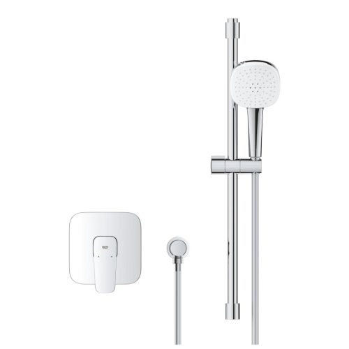 Grohe Cubeo Beépített zuhanycsaptelep + Tempesta 110 zuhanyrudas zuhanyszett króm