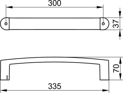 Keuco Elegance Kapaszkodó 30 cm chrome