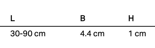 Geberit CleanLine 80 Zuhanyfolyóka pezsgőszínű 30-90 cm 154.440.39.1