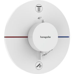   Hansgrohe ShowerSelect Comfort S Falsík alatti termosztát 2 funkciós Matt fehér 