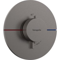   Hansgrohe ShowerSelect Comfort S Falsík alatti termosztát mennyiségszabályozóval Szálcsiszolt Fekete 