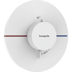   Hansgrohe ShowerSelect Comfort S Falsík alatti termosztát mennyiségszabályozóval Matt fehér 