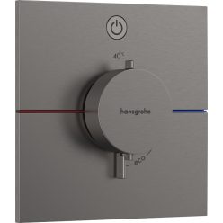   Hansgrohe ShowerSelect Comfort E Falsík alatti termosztát 1 funkciós Szálcsiszolt Fekete 