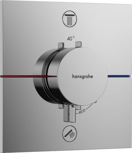 Hansgrohe ShowerSelect Comfort E Falsík alatti termosztát 2 funkciós króm 