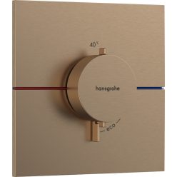   Hansgrohe ShowerSelect Comfort E Falsík alatti termosztát mennyiségszabályozóval Szálcsiszolt Bronz 