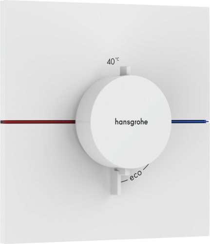 Hansgrohe ShowerSelect Comfort E Falsík alatti termosztát mennyiségszabályozóval Matt fehér 