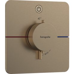   Hansgrohe ShowerSelect Comfort Q Falsík alatti termosztát 1 funkciós Szálcsiszolt Bronz 