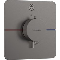   Hansgrohe ShowerSelect Comfort Q Falsík alatti termosztát 1 funkciós Szálcsiszolt Fekete 