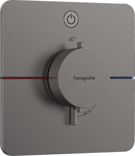 Hansgrohe ShowerSelect Comfort Q Falsík alatti termosztát 1 funkciós Szálcsiszolt Fekete 