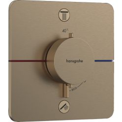   Hansgrohe ShowerSelect Comfort Q Falsík alatti termosztát 2 funkciós Szálcsiszolt Bronz 