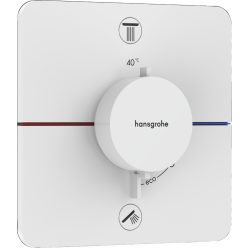   Hansgrohe ShowerSelect Comfort Q Falsík alatti termosztát 2 funkciós Matt fehér 