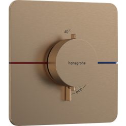   Hansgrohe ShowerSelect Comfort Q Falsík alatti termosztát mennyiségszabályozóval Szálcsiszolt Bronz 