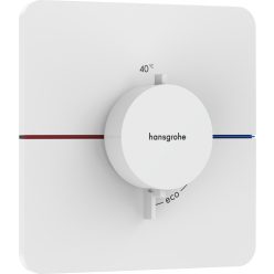   Hansgrohe ShowerSelect Comfort Q Falsík alatti termosztát mennyiségszabályozóval Matt fehér 