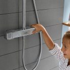 Hansgrohe Ecostat E Termosztátos zuhanycsaptelep króm 