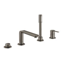   Grohe Lineare 4-lyukas peremre szerelhető kádcsaptelep Brushed Hard Graphite