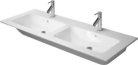 Duravit ME by Starck Bútorral aláépíthető dupla mosdókagyló 1300 mm