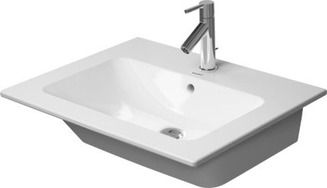 Duravit ME by Starck Bútorral aláépíthető mosdókagyló 630 mm