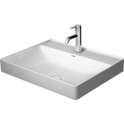   Duravit DuraSquare Pultra ültethető mosdókagyló szögletes 600mm