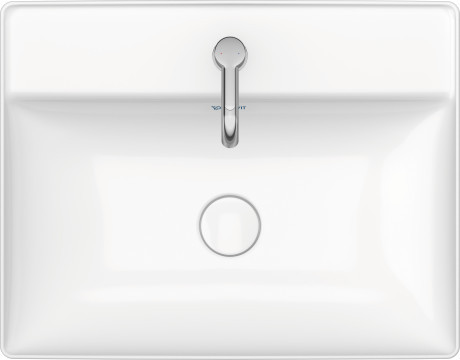 Duravit DuraSquare Pultra ültethető mosdókagyló szögletes 600mm