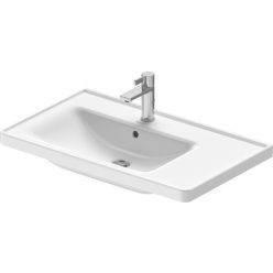   Duravit D-Neo Bútorral aláépíthető mosdókagyló asszimetrikus (balos) 800 mm