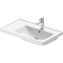   Duravit D-Neo Bútorral aláépíthető mosdókagyló asszimetrikus (jobbos) 800 mm