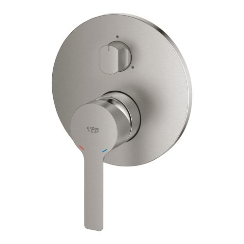 Grohe Lineare Falsík alatti Egykaros zuhanycsaptelep 3-utas SuperSteel