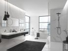 Grohe Essence Egykaros mosdócsaptelep M lefolyógarnitúrával Hard Graphite