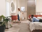 Grohe Essence Egykaros mosdócsaptelep M lefolyógarnitúrával Brushed Warm Sunset