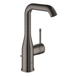   Grohe Essence Egykaros mosdócsaptelep L lefolyógarnitúrával Hard Graphite