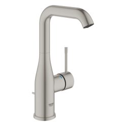   Grohe Essence Egykaros mosdócsaptelep L lefolyógarnitúrával SuperSteel