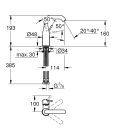 Grohe Essence Egykaros mosdócsaptelep M lefolyógarnitúra nélkül króm