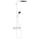 Hansgrohe Pulsify S Showerpipe 260 1 jet és ShowerTablet Select 400 Matt fehér 