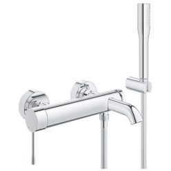 Grohe Essence Egykaros kádcsaptelep zuhanyszettel króm