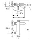 Grohe Essence Egykaros kádcsaptelep króm