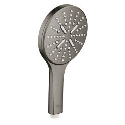   Grohe Rainshower SmartActive 130 Kerek Zuhanyfej 3 féle vízsugárral Brushed Hard Graphite