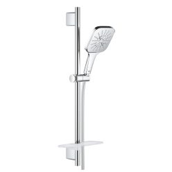   Grohe Rainshower SmartActive 130 Zuhanyszett 600mm-es Zuhanyrúddal szögletes zuhanyfejjel króm