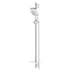 Grohe Rainshower SmartActive 130 Zuhanyszett 900mm-es Zuhanyrúddal szögletes zuhanyfejjel króm