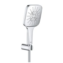   Grohe Rainshower SmartActive 130 Szögletes Zuhanyszett Zuhanyfejjel zuhanytartóval és zuhanycsővel króm