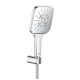 Grohe Rainshower SmartActive 130 Szögletes Zuhanyszett Zuhanyfejjel zuhanytartóval és zuhanycsővel króm