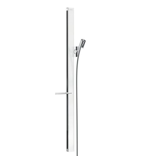 Hansgrohe Unica Zuhanyrúd E 90 cm-es zuhanytömlővel Fehér Króm