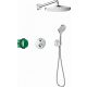 Hansgrohe Croma Beépített Zuhanyrendszer 280, 1 jet, Ecostat S chrome