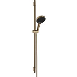   Hansgrohe Rainfinity Zuhanyszett 130 3jet S Puro 90cm-es zuhanyrúddal 1.60m-es zuhanytömlővel Szálcsiszolt Bronz