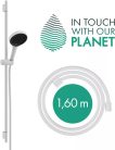 Hansgrohe Rainfinity Zuhanyszett 130 3jet S Puro 90cm-es zuhanyrúddal 1.60m-es zuhanytömlővel Matt Fehér