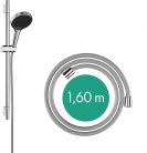 Hansgrohe Rainfinity Zuhanyszett 130 3jet S Puro 65cm-es zuhanyrúddal 1.60m-es zuhanytömlővel króm