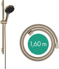 Hansgrohe Rainfinity Zuhanyszett 130 3jet S Puro 65cm-es zuhanyrúddal 1.60m-es zuhanytömlővel Szálcsiszolt Bronz