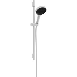   Hansgrohe Rainfinity Zuhanyszett 130 3jet S Puro 65cm-es zuhanyrúddal 1.60m-es zuhanytömlővel Matt Fehér