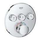 Grohe Grohtherm Smartcontrol Falsík alatti termosztátos csaptelep 3 utas kerek Króm