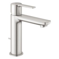   Grohe Lineare Egykaros mosdócsaptelep S leeresztővel SuperSteel